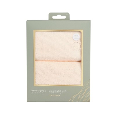 EcoTools Hair Towel Gift Set - Cream - 2pk