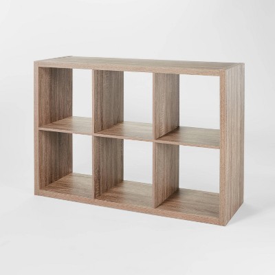 11 6 Cube Organizer Shelf Espresso - Room Essentials™