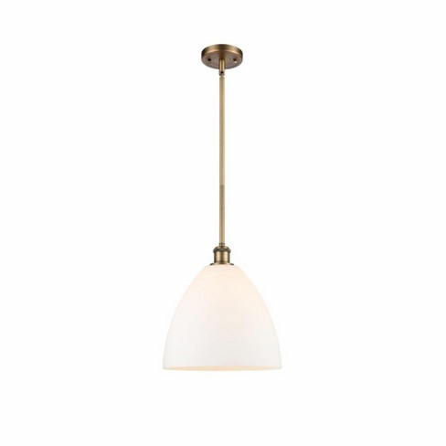 Innovations Lighting Bristol Glass 1 - Light Pendant in  Brushed Brass - image 1 of 1