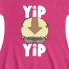 Girls' - Avatar: The Last Airbender - Cute Appa Yip Yip Fit & Flair Cap Sleeve Dress - 2 of 3