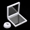 Unique Bargains Transparent PE Material Modern Elegant Floating Frame Display Holder Stand 4 Pcs - 4 of 4
