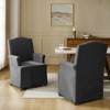 Arnold dining chair Set of 2 roll arms|ARTFUL LIVING DESIGN - 3 of 4
