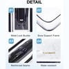 Clear Toiletry Bag, 3 Pack TSA Approved Travel Toiletry bag Carry on Travel Accessories Bag  Water R Makeup Cosmetic Bag - 4 of 4