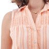 Old Ranch Brands Women's Saguaro Smocked Button Front Tank - 3 of 4