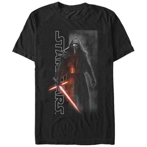 Men s Star Wars The Force Awakens Kylo Ren Awakened T Shirt Black 3X Large