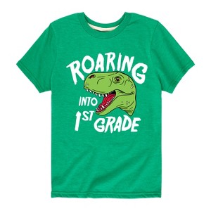 Boys' - Instant Message - Roaring Into 1st Grade Short Sleeve Graphic T-Shirt - 1 of 4