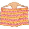 LA LEELA Men's Sarong Bath Swimsuits Pareo Wrap One Size Cherry Palm Tree - 4 of 4