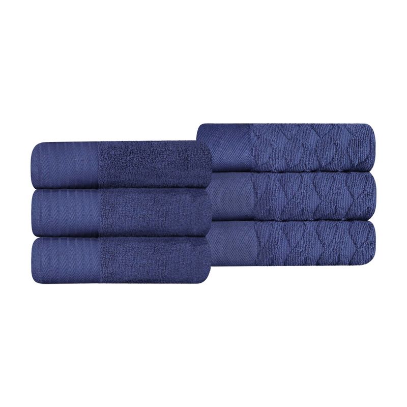 Premium Cotton Herringbone Medium Weight Bathroom Towel Set by Blue Nile Mills, 1 of 7