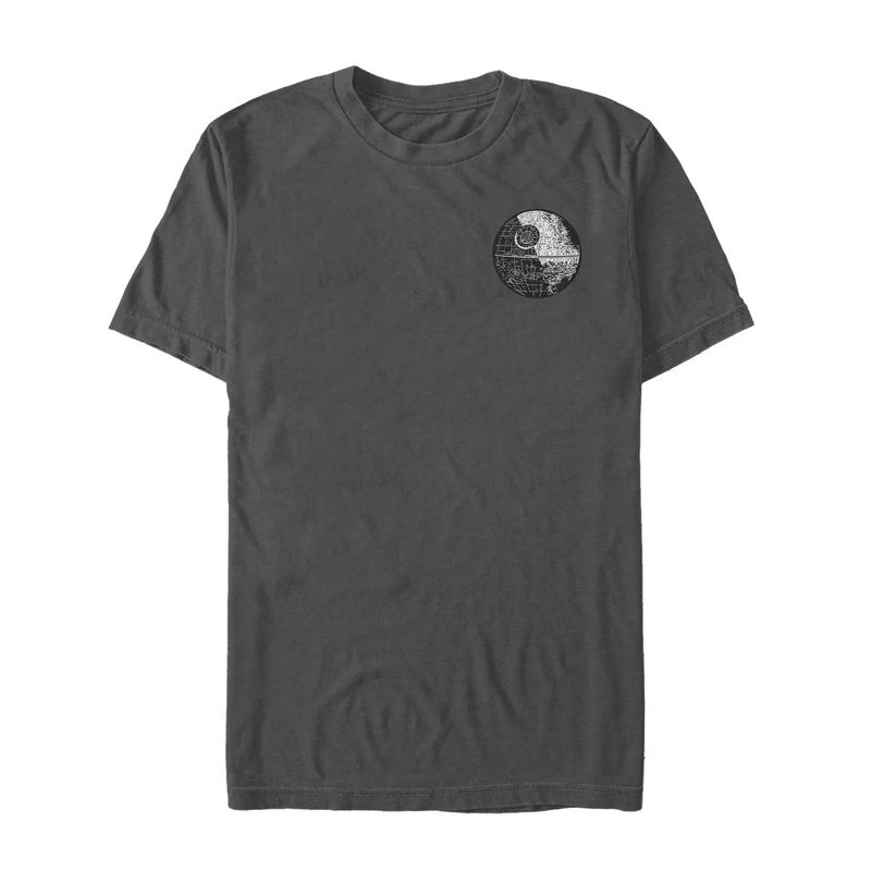 Men's Star Wars Death Star Shadow Badge T-Shirt, 1 of 5