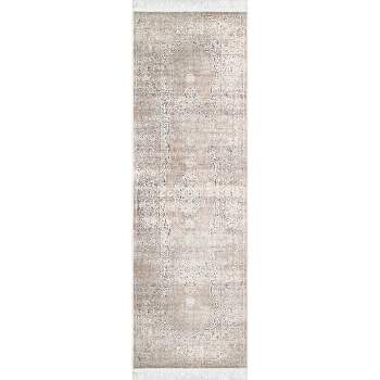 nuLOOM Cantrell Faded Transitional Fringe Area Rug