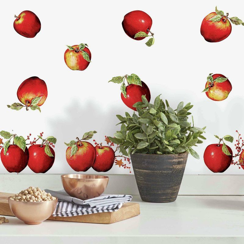 Country Apples Peel and Stick Wall Decal Red - RoomMates, 3 of 8