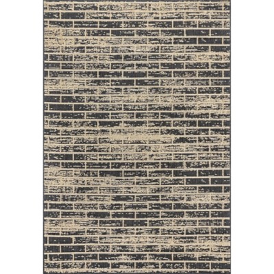 Nuloom Justina Abstract Brick Indoor and Outdoor Patio Area Rug