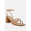 Alyona Low Block Heel Strappy Women Sandals - 2 of 4
