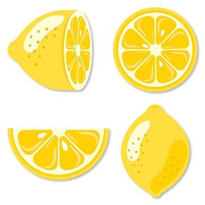 Big Dot of Happiness So Fresh - Lemon - DIY Shaped Citrus Lemonade Party Cut-Outs - 24 Count - 1 of 4