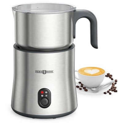 Paris Rhône 4-in-1 Milk Frother + Steamer-Stainless Steel