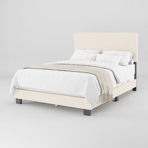 CorLiving Celeste Bed Off-White - 1 of 4