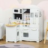 Whisen Large Play Kitchen with Full Set of Appliances for a Modern Day Pretend Kitchen, Tons of Storage, Gift for Kids - White & Silver - 2 of 4