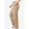 Woman Within Plus Size Tall 7-Day Knit Ribbed Straight Leg Pant - 4 of 4