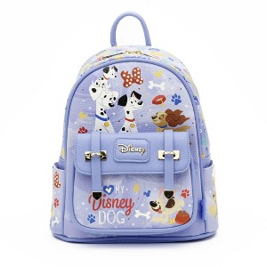 WondaPop Dogs of Disney 11" Vegan Leather Fashion Mini Backpack - 1 of 4
