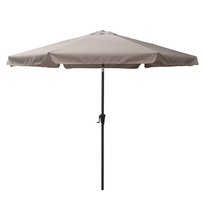 10' Tilting Market Patio Umbrella with Side Flaps - CorLiving