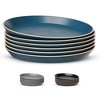 Kook Dinner Plates, Dishwasher & Microwave Safe, Set of 6 - 3 of 3