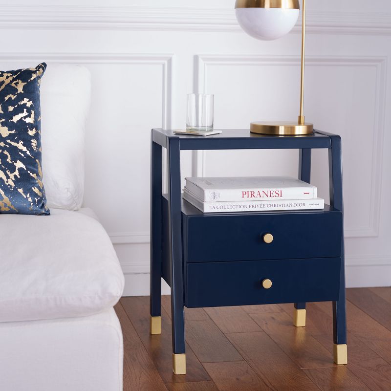 Cove 2 Drawer 1 Shelf Accent Table  - Safavieh, 3 of 10