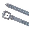 CTM Women's Rhinestone Glitter Bling Belt - 2 of 4