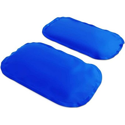 Thrive 2 Pack Reusable Cold Compress Ice Packs for Injury, Soft Touch Gel Ice Pack for Pain Relief & Rehabilitation