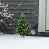 Briarwood Lane Decorated Christmas Tree Metal Yard Art 28.5x15.25 For Christmas Metal Art - 2 of 3
