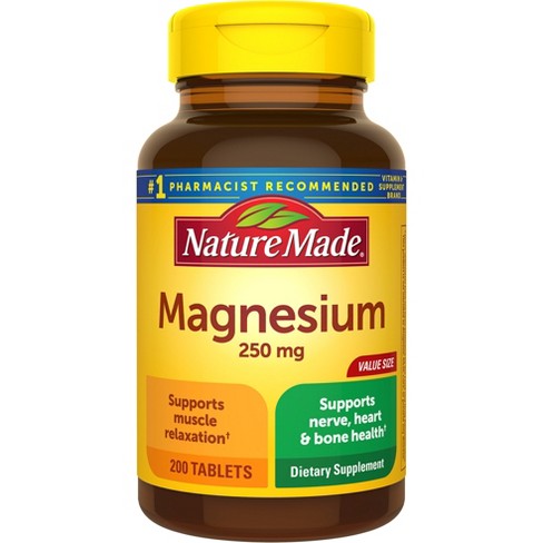 Nature Made Magnesium 250 mg Tablets - 200ct - image 1 of 4