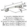 Amerock Ravino 3-3/4 Inch Pull for Cabinets, Drawers, and Furniture - 4 of 4