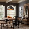 Rennnsan Viondra 19"W 1-Light Dome Distressed Metal Vintage Dimmable Oversize Pendant - 2 of 4