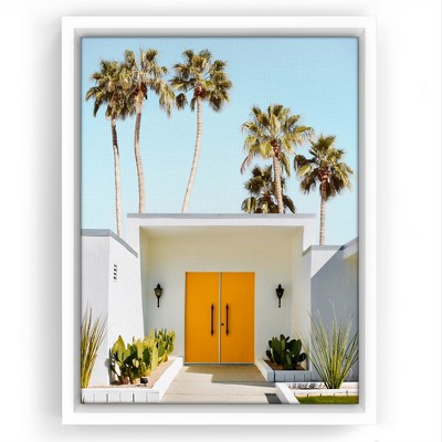 Americanflat - 8x12 Floating Canvas White - Welcome To Palm