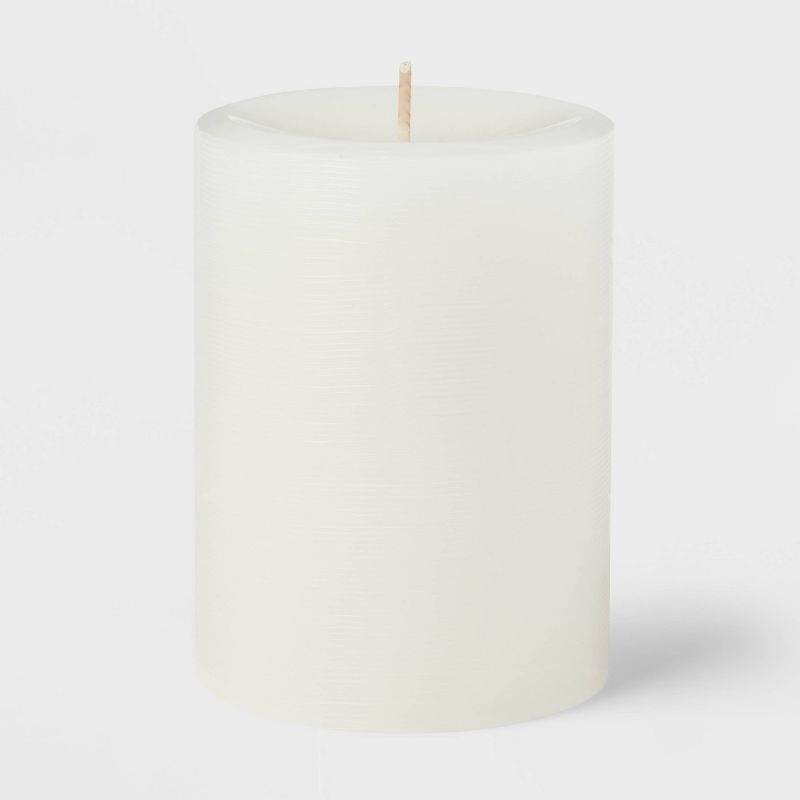 3&#34; x 4&#34; Unscented Candle White - Room Essentials&#8482;, 3 of 4