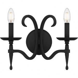 Quoizel Lighting Octavia 2 - Light Sconce in  Earth Black - 1 of 1
