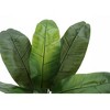 Monarch Specialties Artificial Plant 43 inch Tall Banana Tree Indoor Faux Fake Floor Greenery Potted Real Touch Decorative Green Leaves Black Pot - 4 of 4