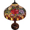 Amora Lighting Tiffany Style Banker's Vintage-Inspired Table Lamp 23 Inch Tall - 4 of 4