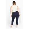 Avenue Women's Plus Size Double Stripe Pant - 3 of 4