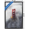 Trends International San Francisco - Foggy Bridge Framed Wall Poster Prints - 3 of 4