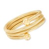 Ross-Simons Italian 18kt Yellow Gold Over Sterling Silver Flexible 4-In-1 Necklace/Bracelet Size - 2 of 4