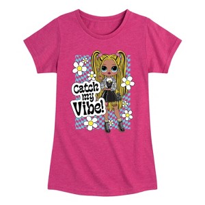 Girls' - LOL Surprise! - Catch My Vibe Fitted Short Sleeve Graphic T-Shirt - 1 of 4
