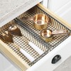 mDesign Metal Kitchen Cabinet Drawer Organizer Tray, 2 Pack - image 4 of 4