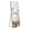 Fourth Generation Solid Wood Frame Long Mirror, Dressing Mirror, Bedroom Foyer, Decorative Mirror, Clothing Store - 3 of 4