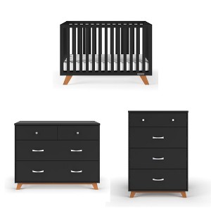 Child Craft SOHO Crib, Dresser, and Chest, 3-Piece, Includes 4-in-1 Convertible Crib, Dresser, and Chest - 1 of 4