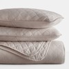 FIONECA Reversible All Season Quilt Set Double Brushed Microfiber Neutral Tone - 3 of 4