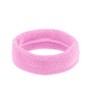 Unique Bargains Stretchy Cotton Blend Sweat Absorbing Sport Headband Wristband Pink 3 pcs - 3 of 4