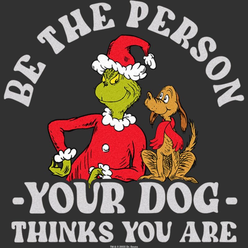Men's Dr. Seuss The Grinch Christmas Be the Person T-Shirt, 2 of 6