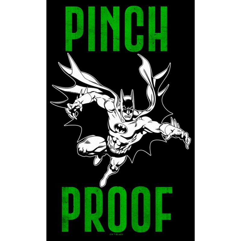 Women's Batman St. Patrick's Day Pinch Proof T-Shirt, 2 of 5