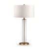 Hudson and Canal 29" Tall Table Lamp with Fabric Shade - 2 of 4