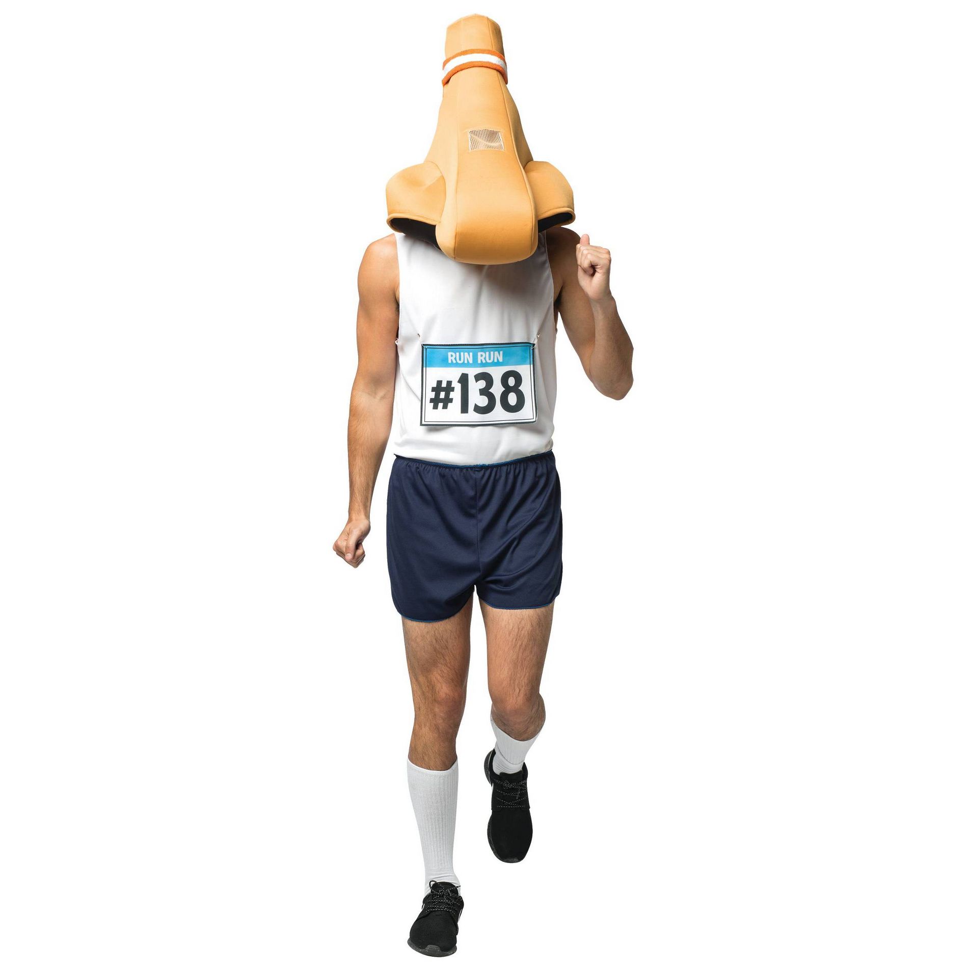 Imposta Costumes Adult Runny Nose Costume Bodysuit Beige One Size
